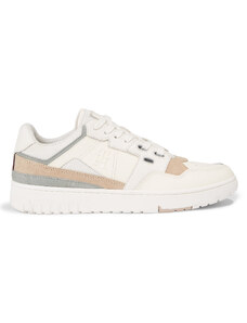 Tommy Hilfiger Sneakersy Th Basket Better Ii Lth Mix FM0FM04794 Beżowy
