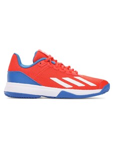 adidas Buty Courtflash Tennis Shoes IG9535 Czerwony