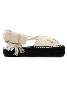 Tory Burch Espadryle Woven Bouble T Espadrille 282 Beżowy