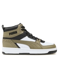 Sneakersy Puma Rebound JOY Jr 374687 15 Puma Black-Covert Green-Puma White