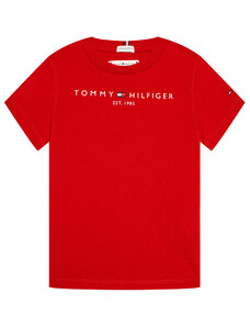 Tommy Hilfiger T-Shirt Essential KS0KS00210 Czerwony Regular Fit