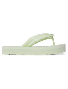 Calvin Klein Japonki Flatform Flip Flop W/Hw HW0HW01503 Zielony