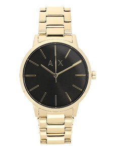 Armani Exchange Zestaw zegarek i bransoletka Cayde Gift Set AX7119 Złoty