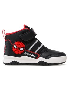 Geox Sneakersy SPIDER-MAN J Perth Boy J367RD 05411 C0048 M Czarny