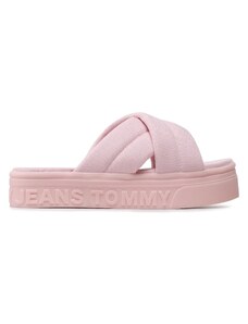 Tommy Jeans Klapki Fltfrm Sandal EN0EN02116 Różowy