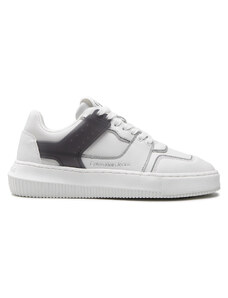 Calvin Klein Jeans Sneakersy Chunky Cupsole Laceup Low Tpu M YW0YW00812 Biały