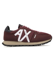 Armani Exchange Sneakersy XUX169 XV660 A552 Bordowy