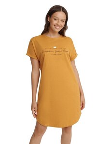 Henderson Koszulka nocna Grind ciemnopomarańczowa