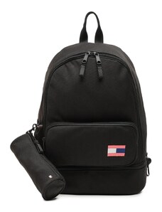 Tommy Hilfiger Plecak Big Flag Backpack Set AU0AU01726 Czarny