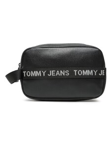 Kosmetyczka Tommy Jeans Tjm Essential Leather Washbag AM0AM11425 BDS