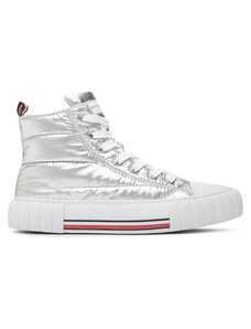 Sneakersy Tommy Hilfiger T3A9-32975-1437904 S Silver 904