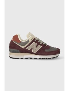 New Balance sneakersy OU576PTY Made in UK kolor bordowy