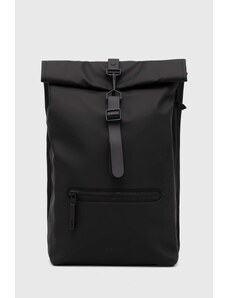 Rains plecak 13320 Backpacks kolor czarny duży gładki