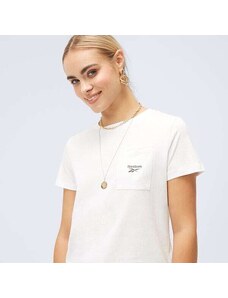 Reebok T-Shirt Reebok Id Pocket Damskie Ubrania Koszulki 100037560 Biały