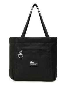 Torebka Lacoste S Shopping Bag NF4197WE Noir Patch L51