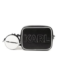 Zestaw torebka i portfel Karl Lagerfeld Kids Z10171 Black 09B
