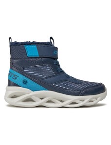 Skechers Sneakersy Twisted-Brights 401651L/NVBL Granatowy