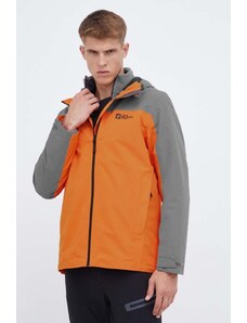 Jack Wolfskin kurtka outdoorowa Taubenberg 3in1 kolor pomarańczowy