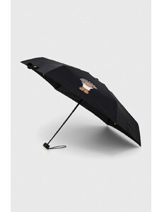 Moschino parasol kolor czarny 8351 SUPERMINIA