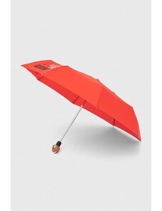 Moschino parasol kolor czerwony 8061 OPENCLOSEA