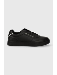 Tommy Hilfiger sneakersy skórzane TH ELEVATED CLASSIC SNEAKER kolor czarny FW0FW07567