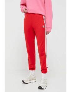 adidas Originals spodnie dresowe kolor czerwony wzorzyste IK3858