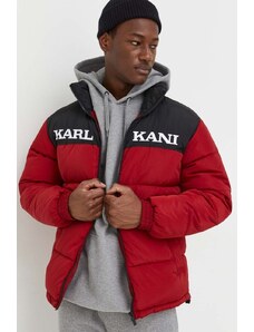 Karl Kani kurtka męska kolor czerwony zimowa