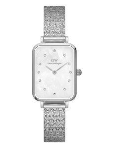 Daniel Wellington zegarek Quadro 20x26 Lumine damski kolor srebrny