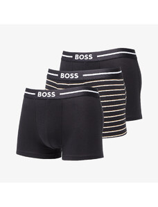 Bokserki Hugo Boss Bold Design Trunk 3-Pack Black/ Green
