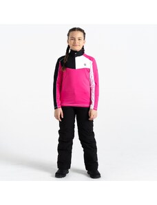 Dziecięca bluza funkcjonalna Dare2b FORMATE II różowo/czarna
