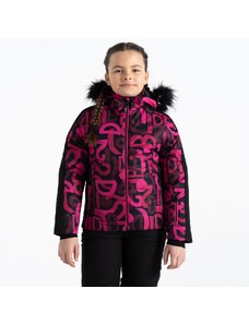 Dziewczęca kurtka narciarska Dare2b DING różowo/czarna