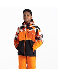 Dziecięca zimowa kurtka narciarska Dare2b TRAVERSE pomarańczowo-czarna
