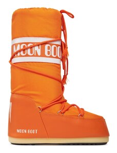 Moon Boot Śniegowce Nylon 14004400090 S Pomarańczowy