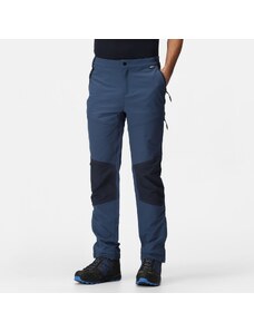 Męskie spodnie softshell Regatta QUESTRA w kolorze niebieskim/ciemnym