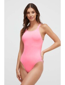Nike jednoczęściowy strój kąpielowy kolor różowy miękka miseczka