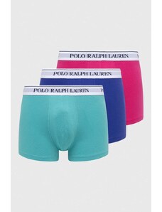 Polo Ralph Lauren bokserki 3-pack męskie kolor fioletowy