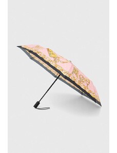 Moschino parasol kolor różowy 8410