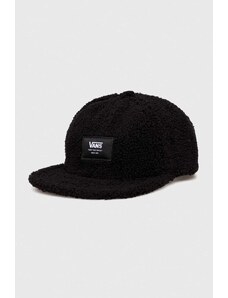 Vans czapka z daszkiem kolor czarny gładka
