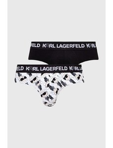 Karl Lagerfeld slipy 3-pack męskie kolor czarny