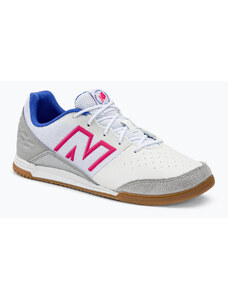 Buty piłkarskie dziecięce New Balance Audazo V6 Command JNR IN white