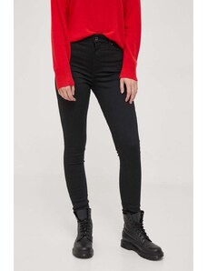 Tommy Hilfiger jeansy damskie kolor czarny WW0WW34298