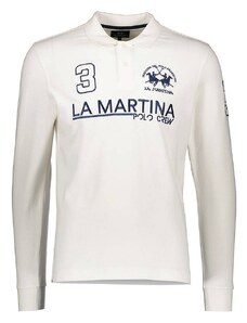 La Martina Koszulka polo w kolorze kremowym