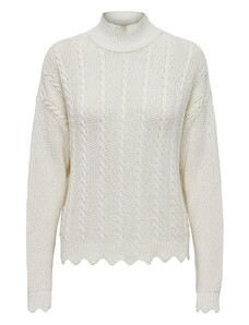 ONLY Sweter "Esma" w kolorze białym