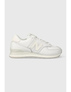 New Balance sneakersy skórzane 574 kolor biały WL574IM2