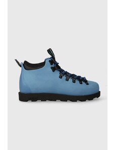 Native buty Fitzsimmons damskie kolor niebieski na płaskim obcasie 31106848.4865