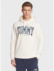 Tommy Jeans Bluza Tartan DM0DM15696 Écru Regular Fit