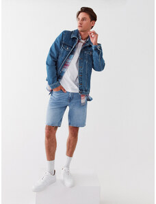 Tommy Hilfiger Szorty jeansowe Brooklyn MW0MW31089 Niebieski Regular Fit