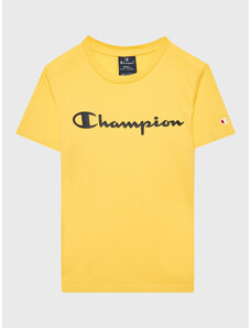 Champion T-Shirt 306285 Żółty Regular Fit