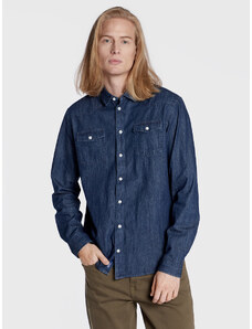 Blend Koszula jeansowa Bhnantes 20713192 Granatowy Regular Fit