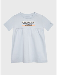 Calvin Klein Jeans Sukienka codzienna Hero Logo IN0IN00065 Szary Regular Fit